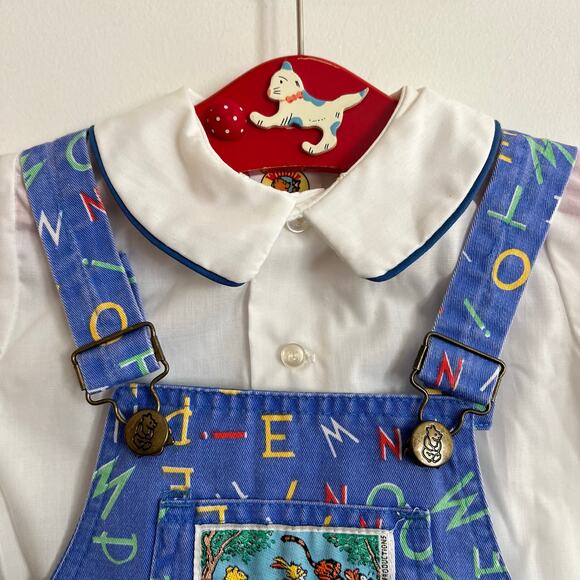 Vintage Winnie the Pooh shortalls set - Picture 4 of 16